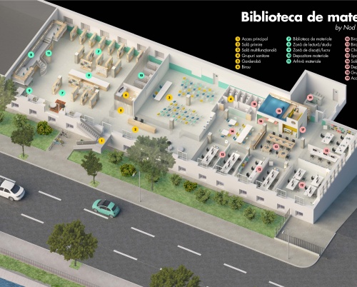 Prima bibliotecă de materiale