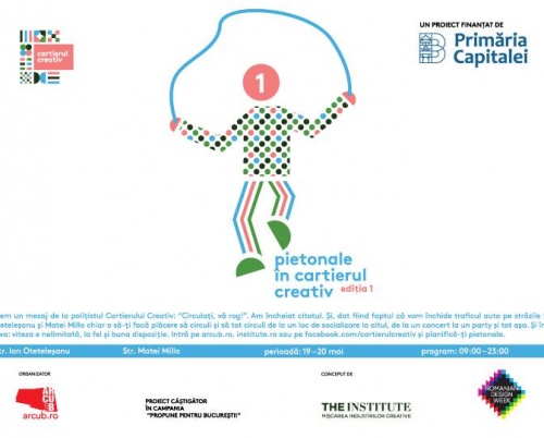 2 pietonale pentru prima dată în Cartierul Creativ