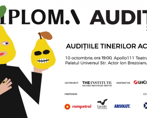 Tinerii actori își spun prima replică la DIPLOMA 2018