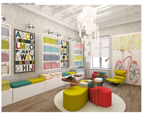 ANGELA GUDIMA // CASA NEGROPONTE (PREZENT) - CONVERSIE " CLUB DE CARTE & GRĂDINA DE CĂRȚI " (PROPUNERE)