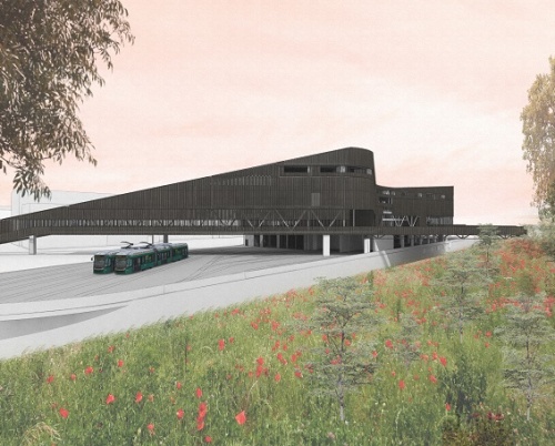 CRISTINA MIRA // CONVERSIA ȘI EXTENSIA UNEI CLĂDIRI DE INFRASTRUCTURĂ URBANĂ ÎN DREISPITZ, ELVEȚIA. IMPACTUL ASUPRA MECANISMULUI URBAN.