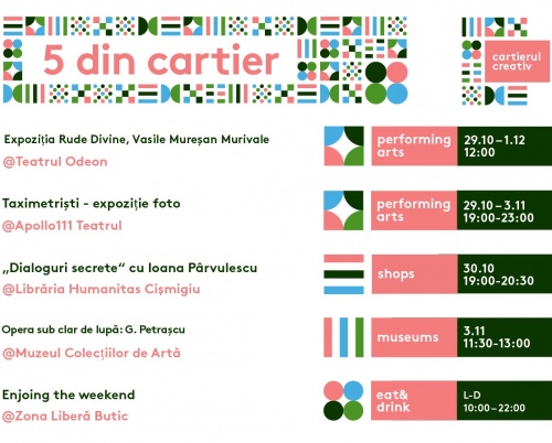 5 din cartier // 29 octombrie - 4 noiembrie 2018
