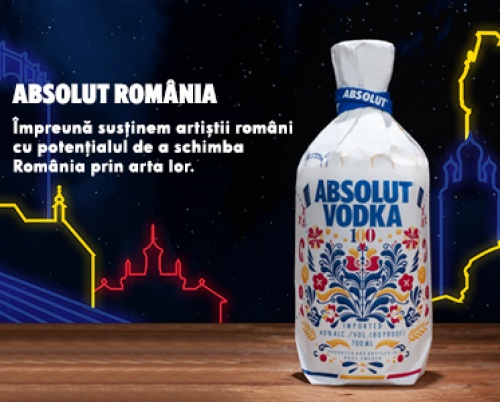 ABSOLUT se îmbracă în primul design de inspirație românească