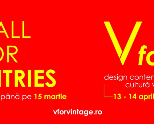  V fair deschide listele de înscriere pentru designeri