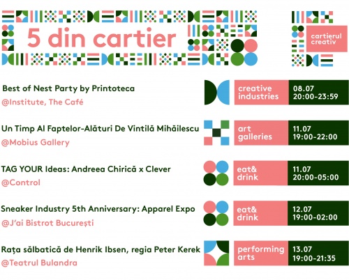 5 DIN CARTIER // 8 - 14 IULIE 2019