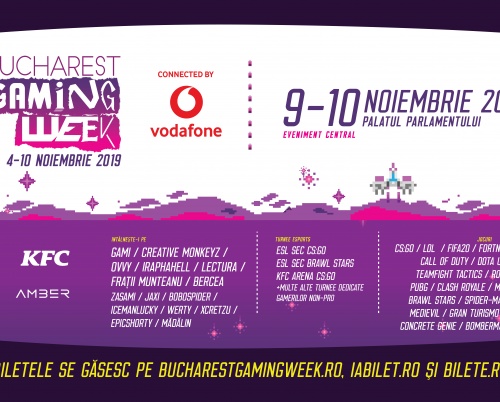 Tot ce trebuie să știi despre Bucharest Gaming Week 2019, săptămâna dedicată industriei de gaming din România 