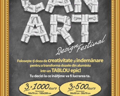 Tablouri din doze de aluminiu, tema unui concurs inedit