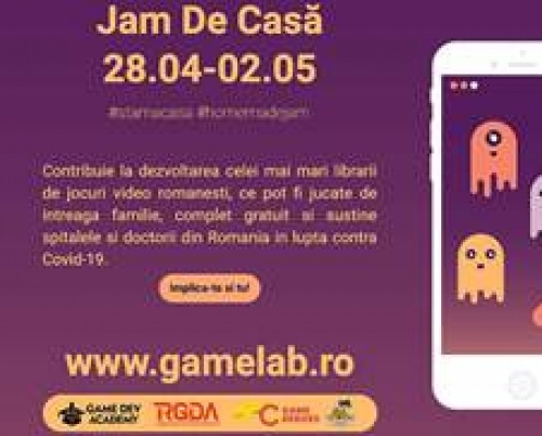 S-a lansat Jam de Casă, un Game Jam pentru a crea cea mai mare platformă online cu jocuri românești family friendly gratuite