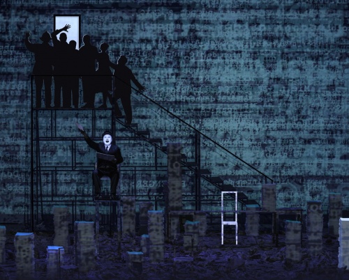 RINOCERII de Eugène Ionesco, un spectacol emblematic semnat de Robert Willson, va putea fi vizionat pentru prima dată online, în TEATROTECA TNC