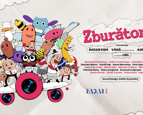Urmărește Zburătorii, animația colaborativă dintre copii și artiști, la Animest