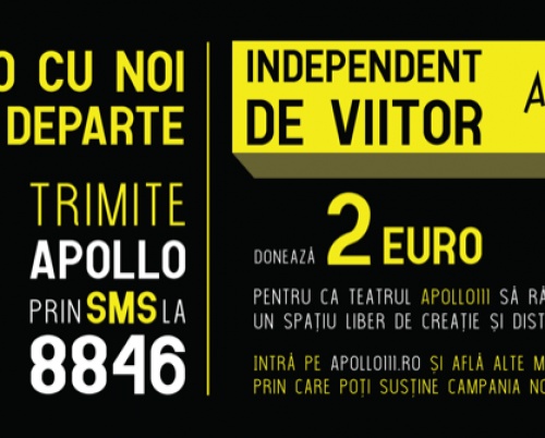 Teatrul Apollo111 lanseză o campanie de donații pentru a reporni motoarele teatrului