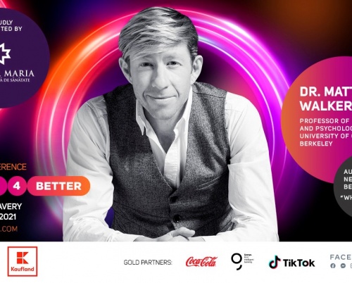 Star Speaker Dr. Mathew Walker se alătură “Creativity4Better” 2021