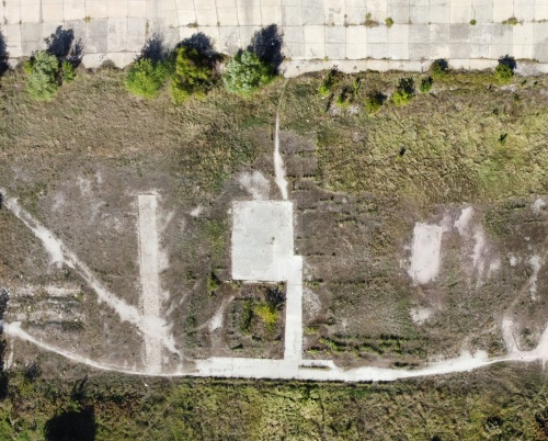  BECOMING LANDSCAPE - intervenție artistică vizibilă din aer explorează dualitatea Parcului Natural Văcărești