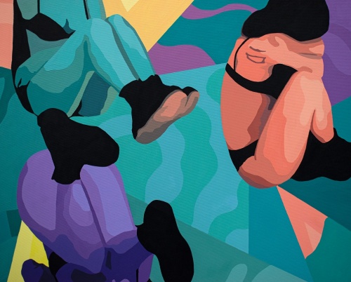 Melancolie și neputință, suprinse în lucrări în decembrie, la Celula de Artă din București