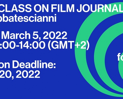 Festivalul Internațional Film O’Clock  dă startul înscrierilor pentru   masterclass-ul online dedicat jurnalismului de film