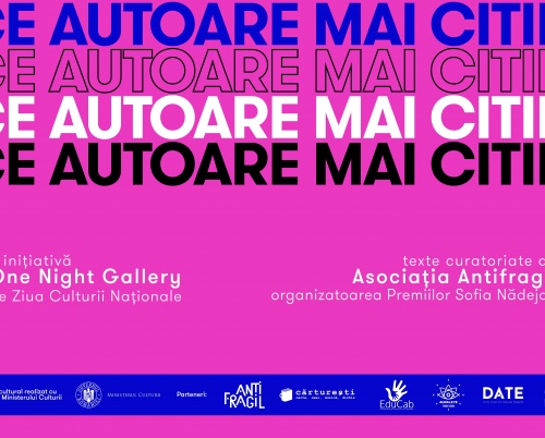 One Night Gallery lansează #ceautoaremaicitim, o nouă inițiativă dedicată culturii scrise