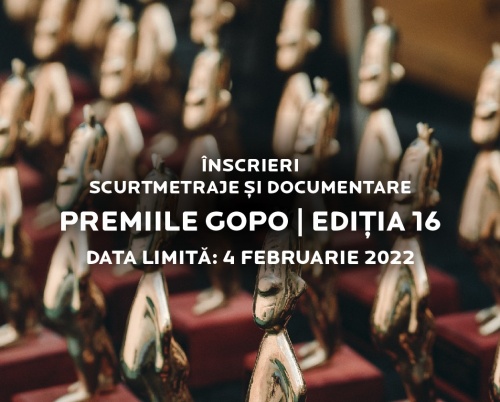 Premiile Gopo 2022: apel de înscrieri pentru categoriile de documentar și scurtmetraj