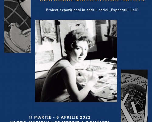 „Aida Tasgian. Graficiană, machetatoare, artistă” - exponatul lunii martie, la Muzeul Național de Istorie a României