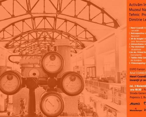 Anuala de Arhitectură București 2022 și Muzeului Național Tehnic Prof. Ing. Dimitrie Leonida activează spațiul muzeal al tehnicii românești