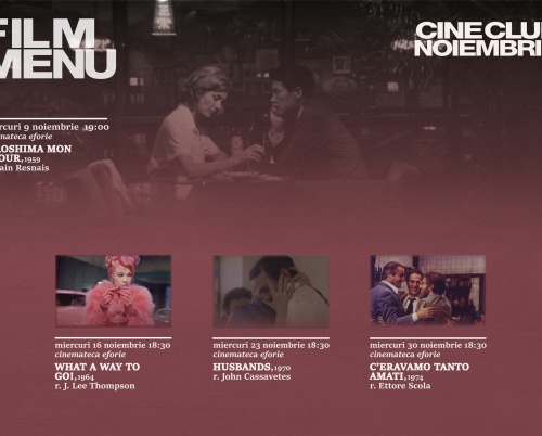 CineClub Film Menu lansează programul pentru luna noiembrie 