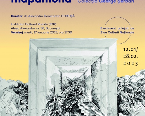 Expoziția „Artiști români pe mapamond”, cu lucrări din colecția av. George Șerban, la sediul Institutului Cultural Român