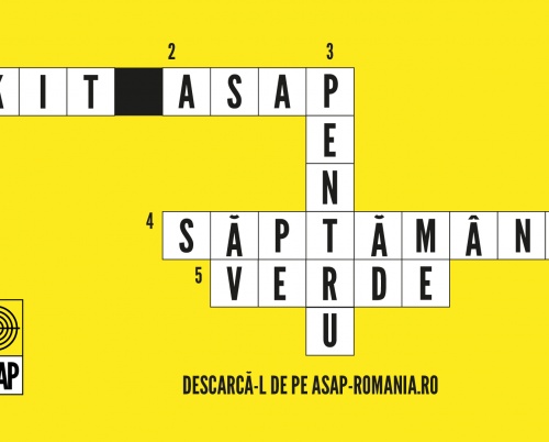 Peste 530,000 de elevi își vor putea imagina Orașul Viitorului prin activitățile din Kit-ul pentru Săptămâna Verde realizat de ASAP România
