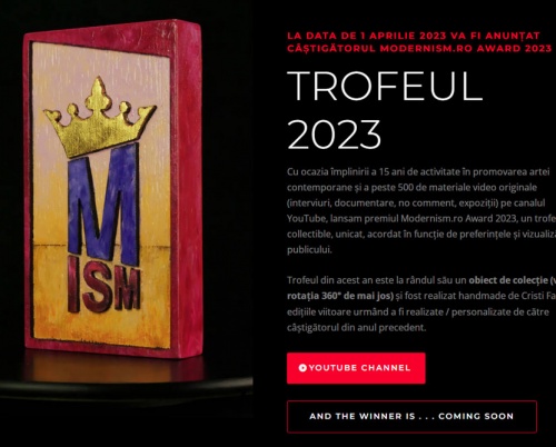 Lista scurtă de nominalizări pentru Modernism Award 2023