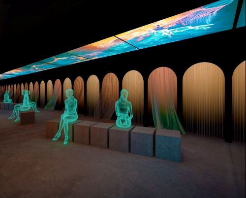 „Echoes of Presence” este instalația câstigătoare a concursului lansat de Romanian Design Week și IQOS