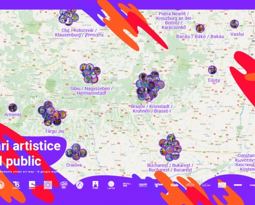 Accesează harta Un-hidden Romania și descoperă cele mai recente lucrări de street art