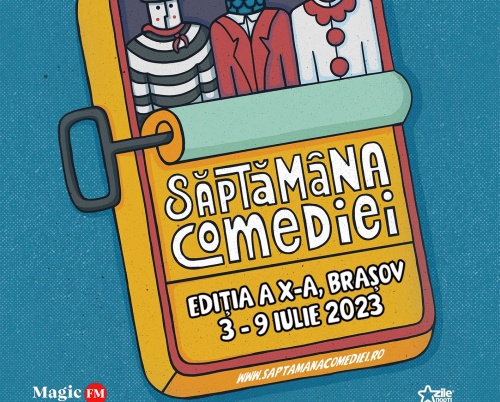 Festivalul SĂPTĂMÂNA COMEDIEI aniversează 10 ani cu teatru, film, spectacole și concerte în aer liber