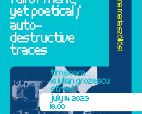 Artă în spațiul public la Timișoara. O minge mare de cretă va începe să fie rulată în oraș, lăsându-și amprenta efemeră