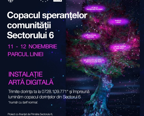 One Night Gallery lansează Copacul Dorințelor Comunității Sectorului 6