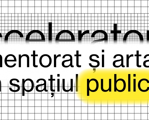 Programul ACCELERATOR. ARTĂ ÎN SPAȚIUL PUBLIC anunță numele artiștilor selectați