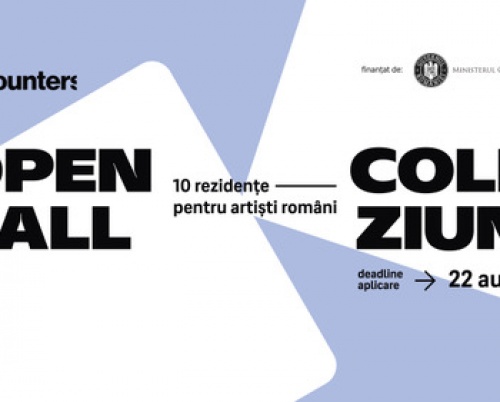 Open Call pentru artiștii români interesați să producă noi lucrări de artă, în cadrul proiectului cultural Coliziuni al Fundației Art Encounters