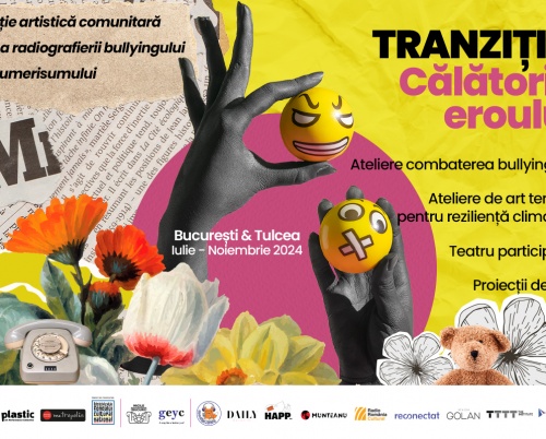 A început TRANZIȚIE: Călătoria Eroului, un proiect cultural interdisciplinar împotriva bullying-ului și a cauzelor sale sociale, psihologice și ecologice