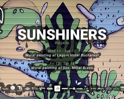 Romanian Street Art găzduiește o lucrare multidisciplinară creată de Sunshiners (BG) și Cezar Lazăr