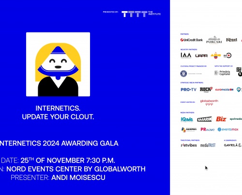 Cele mai bune proiecte și campanii digitale din România  urcă pe scena Galei de Premiere Internetics 2024