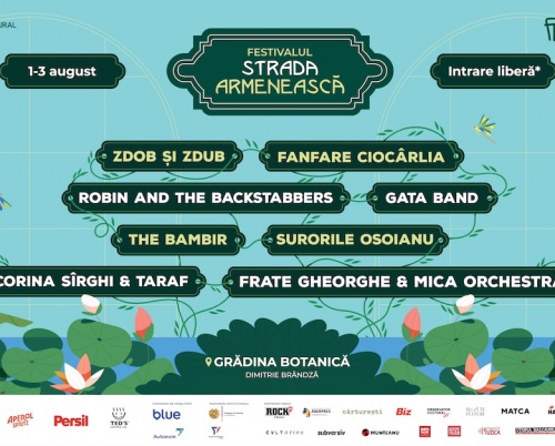 Festivalul Strada Armenească, 1-3 august: trei zile de muzică live, dialoguri culturale și identitate a diasporei armene în Grădina Botanică